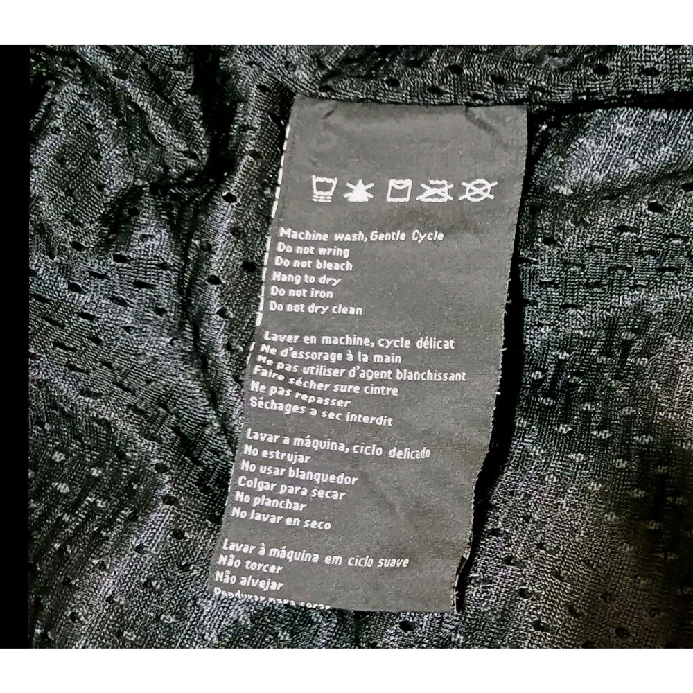 Harley Davidson Motorcycle Jacket Men's Large Black Nylon Lined Logo Spell Out - Picture 11 of 11